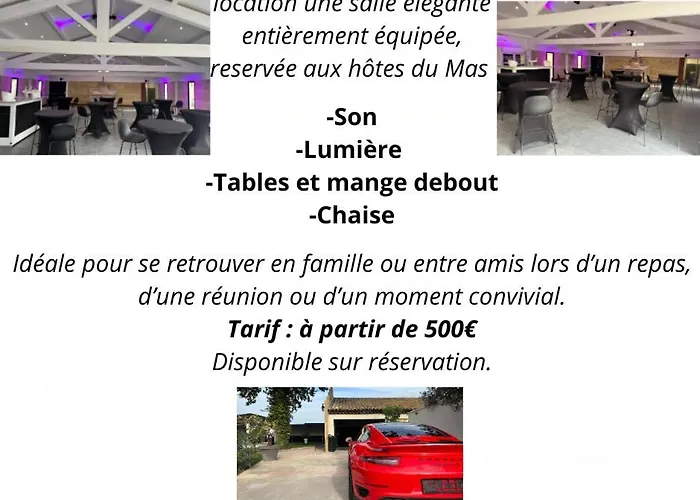 Vakantiehuis Mas La Farelle Gite, Fitness & Salle De Jeux Gratuite & En Supplement Nîmes